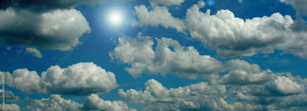 Cloudy sky background
