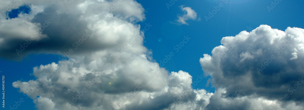 Cloudy sky background