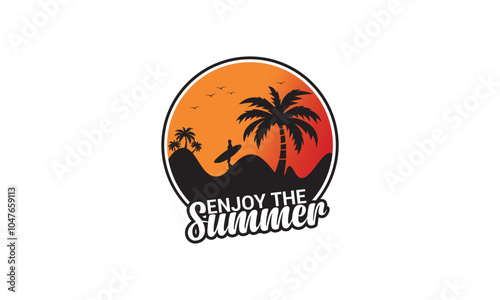 Enjoy The Summer T-Shirt Design