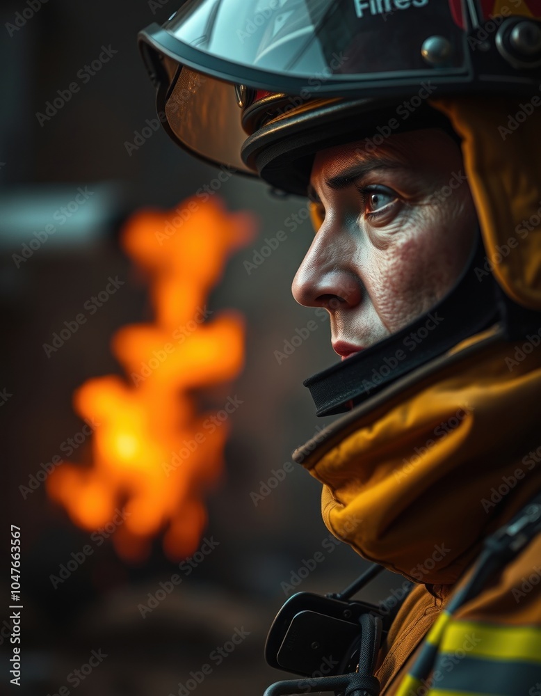 Courage in action a firefighter's vigilance Courage in action a firefighter's vigilance
