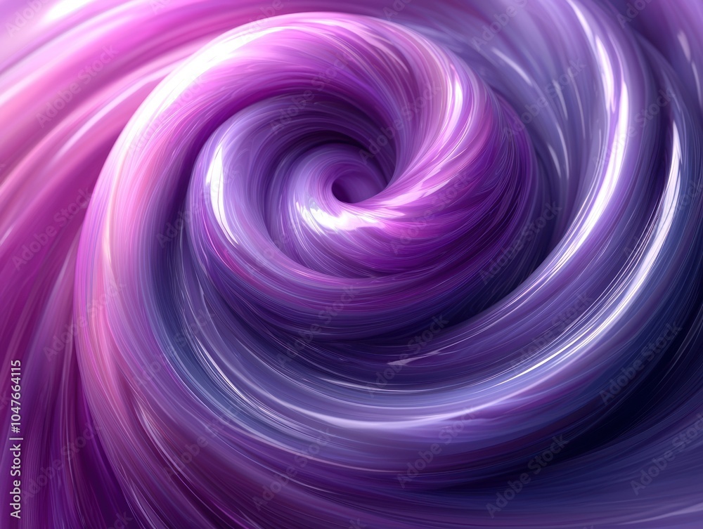 Abstract Swirling Purple and Pink 3D Render Abstract Swirling Purple and Pink 3D Render