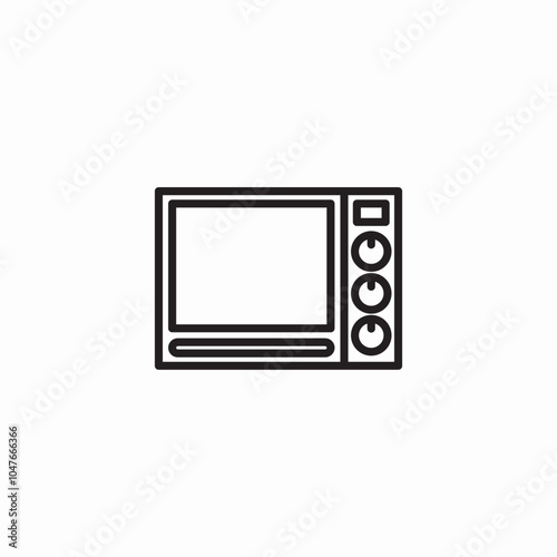 oven cook icon sign vector