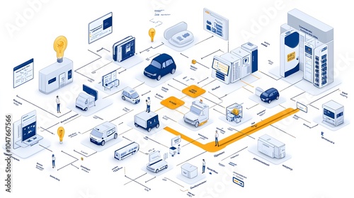 Digital Logistics Flow and Delivery Management System