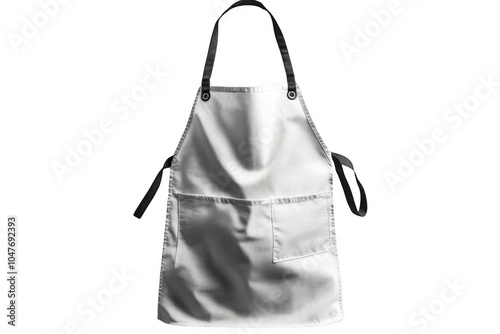 Obraz na płótnie White Pinafore Apron isolated on transparent background, png file, no background png file w salonie