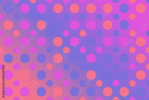 Gradient dot pattern background - colorful abstract vector graphic design