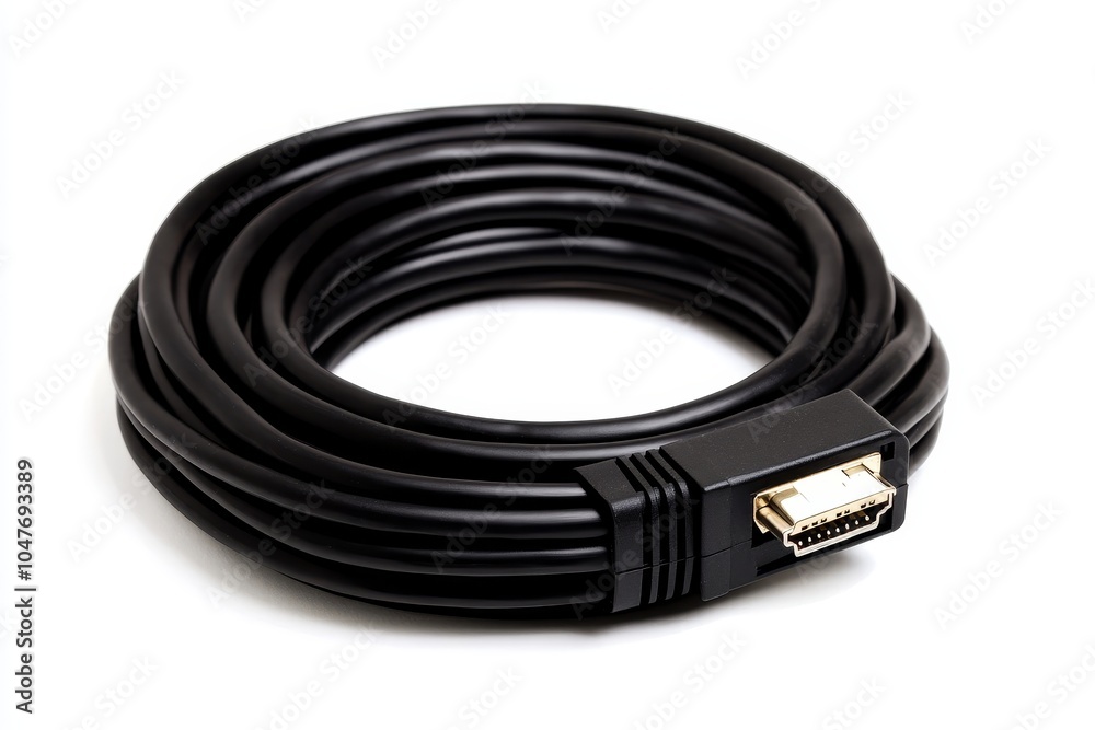Isolated network cable close up Isolated network cable close up