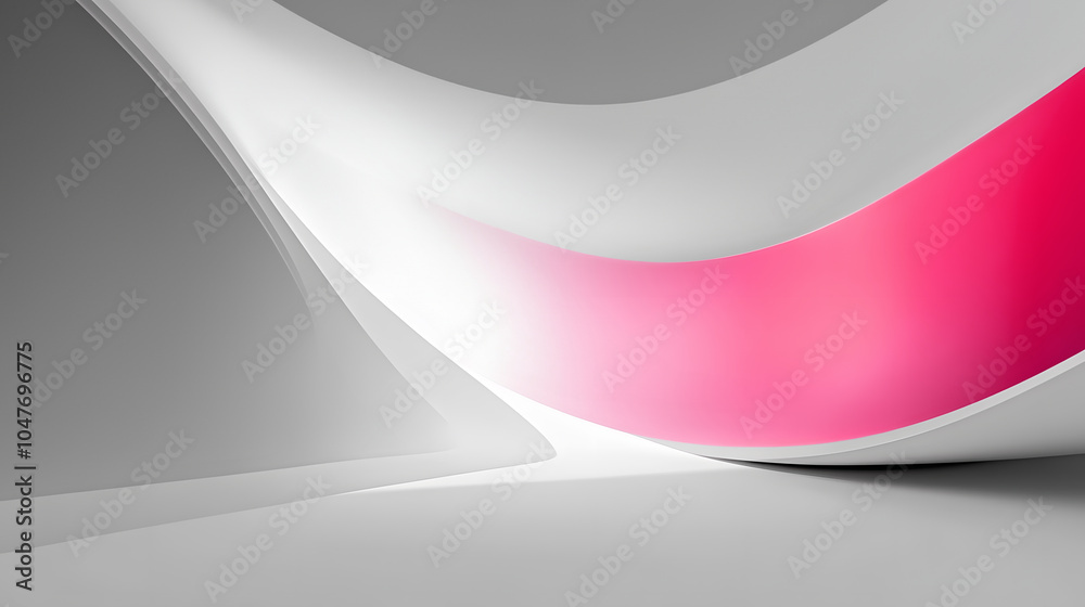 A Vibrant Half Circle in a Contemporary Abstract Environment Featuring Soft Curves and Gradients A Vibrant Half Circle in a Contemporary Abstract Environment Featuring Soft Curves and Gradients