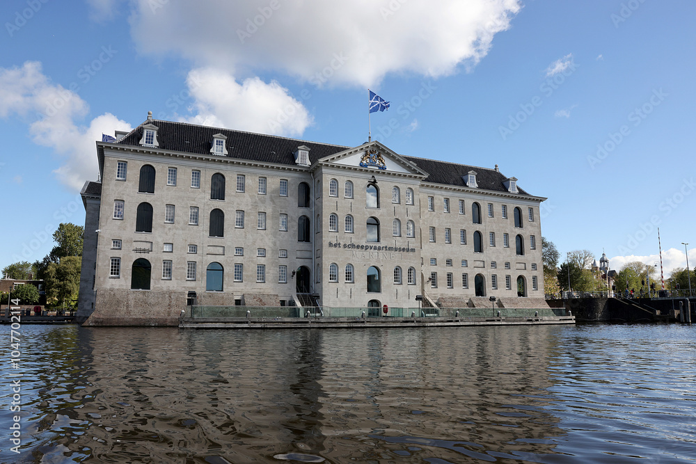 Maritime Museum, formerly the warehouse of the Admiralty of Amsterdam