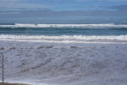 Der Atlantische Ozean an der Costa da Caparica 