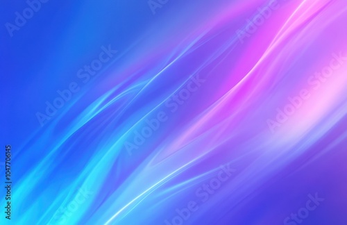 Abstract Blue and Pink Fluid Art Background