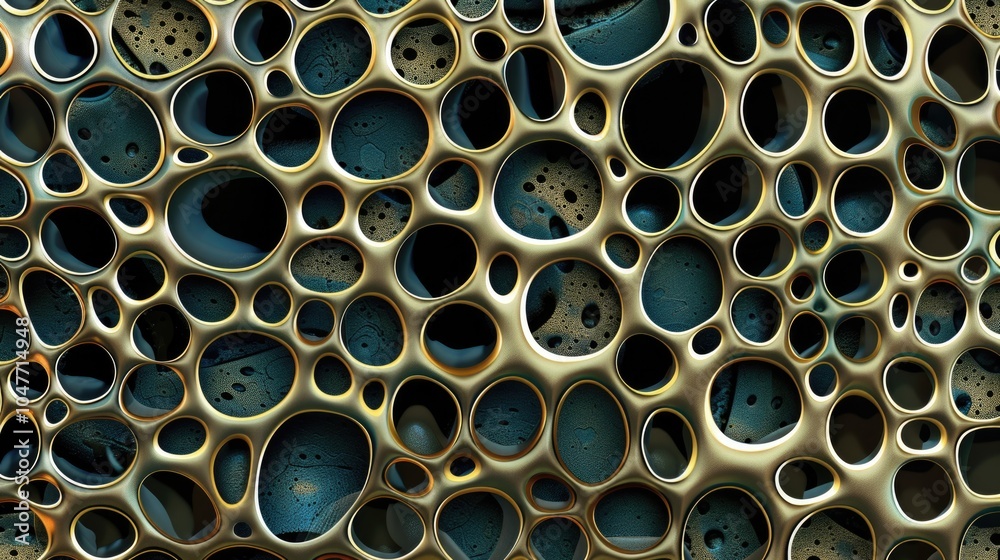 A close-up shot of an artwork with holes, suitable for use in editorial or creative projects A close-up shot of an artwork with holes, suitable for use in editorial or creative projects