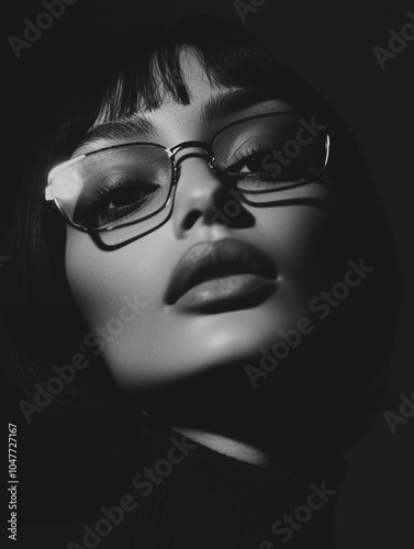 portrait of a person with glasses