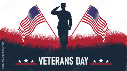 Veterans day, honoring our heroes design templet clear eye catching design