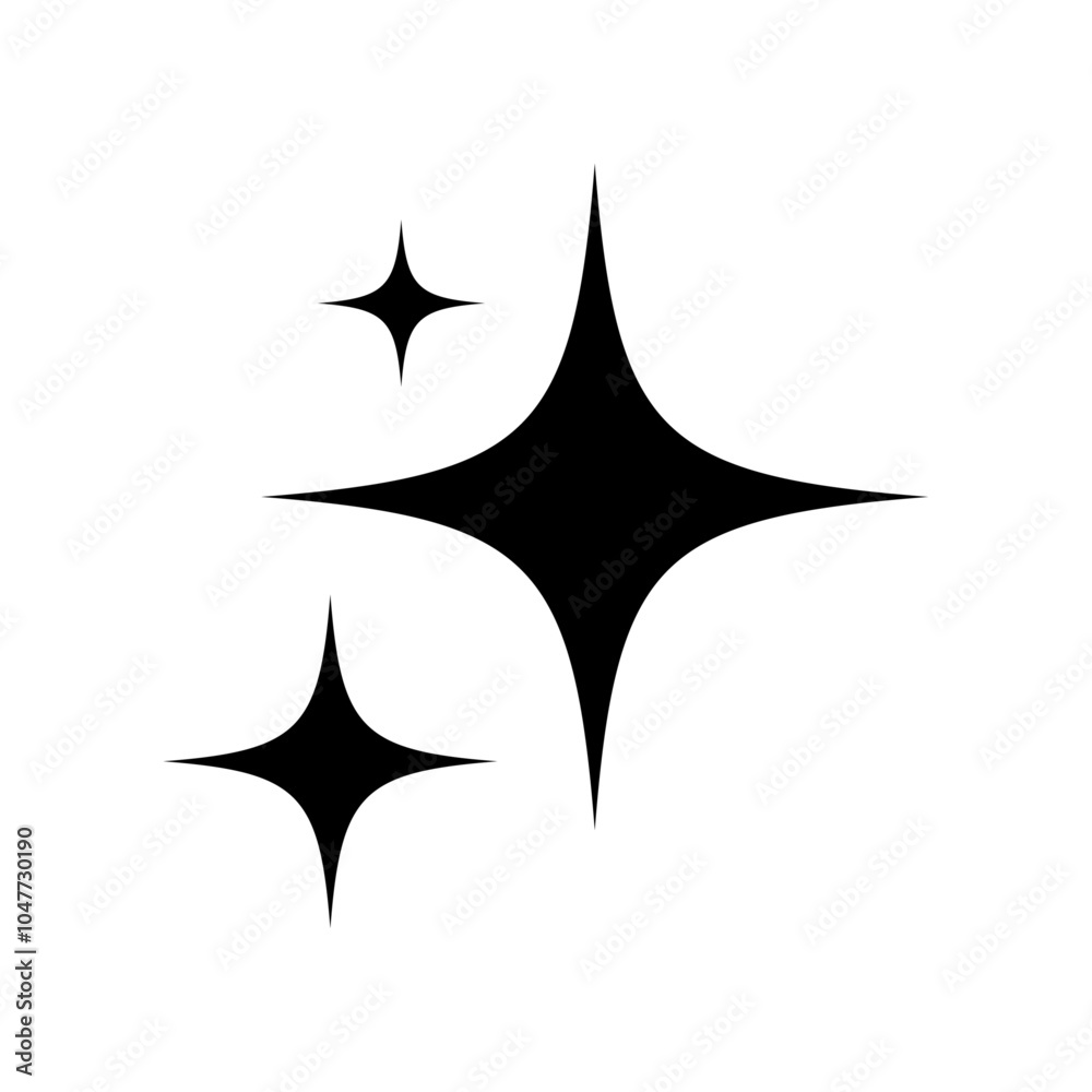Star sparkles icon Star sparkles icon