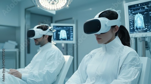 Photorealistic Virtual reality used in surgical training simulations