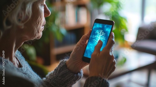 Photorealistic AI analyzing cough sounds for respiratory disease detection