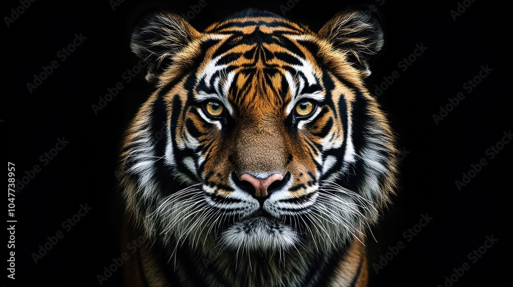 Close-up Portrait of a Tiger Close-up Portrait of a Tiger
