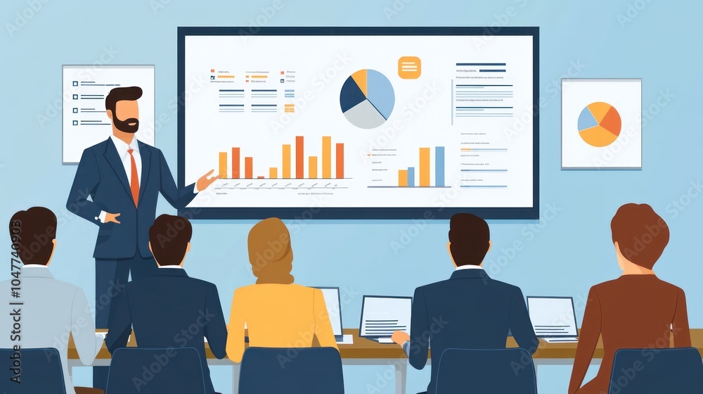 Business Presentation with Charts and Data Business Presentation with Charts and Data