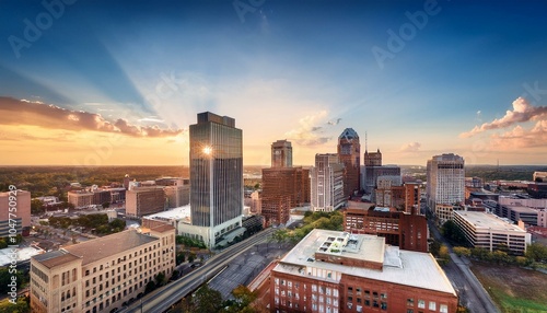 Wallpaper Mural birmingham alabama usa downtown city skyline Torontodigital.ca