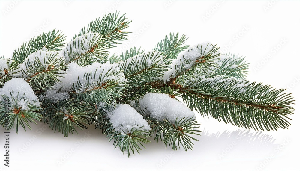 christmas snowy branch isolated christmas snowy branch isolated