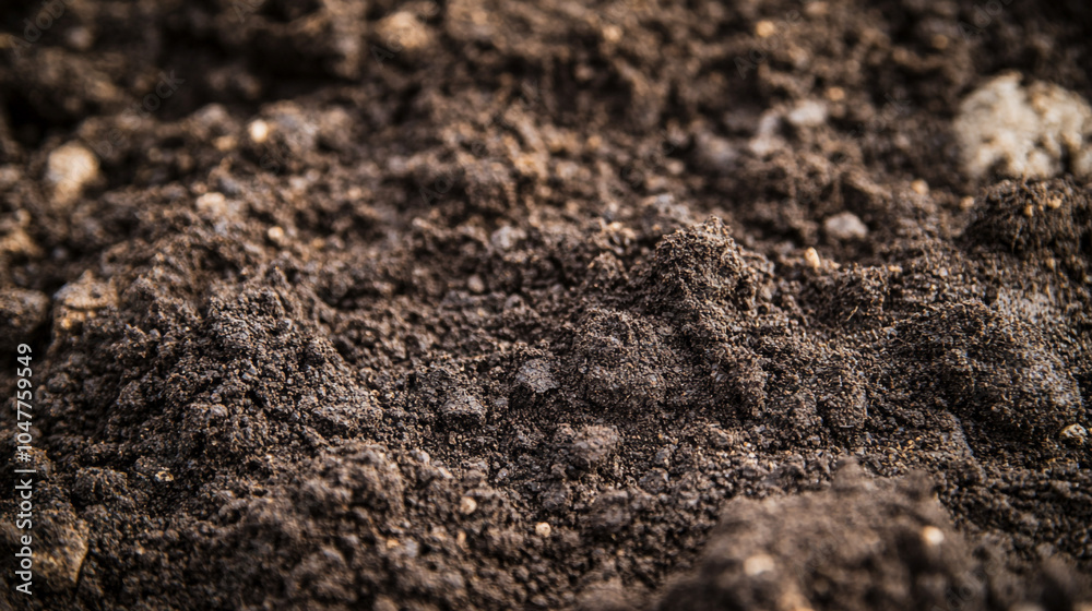 Rich Brown Soil Texture Background Gardening Agriculture Nature Rich Brown Soil Texture Background Gardening Agriculture Nature