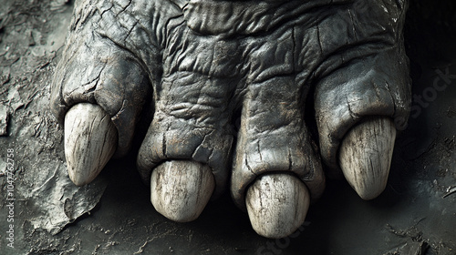 Wallpaper Mural Close Up of Powerful Monster Claw with Sharp Nails Torontodigital.ca