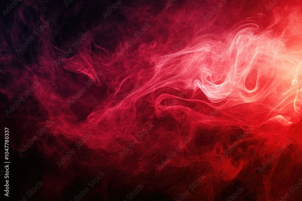 Abstract red smoke background. Use for graphic design, website, or marketing materials.
