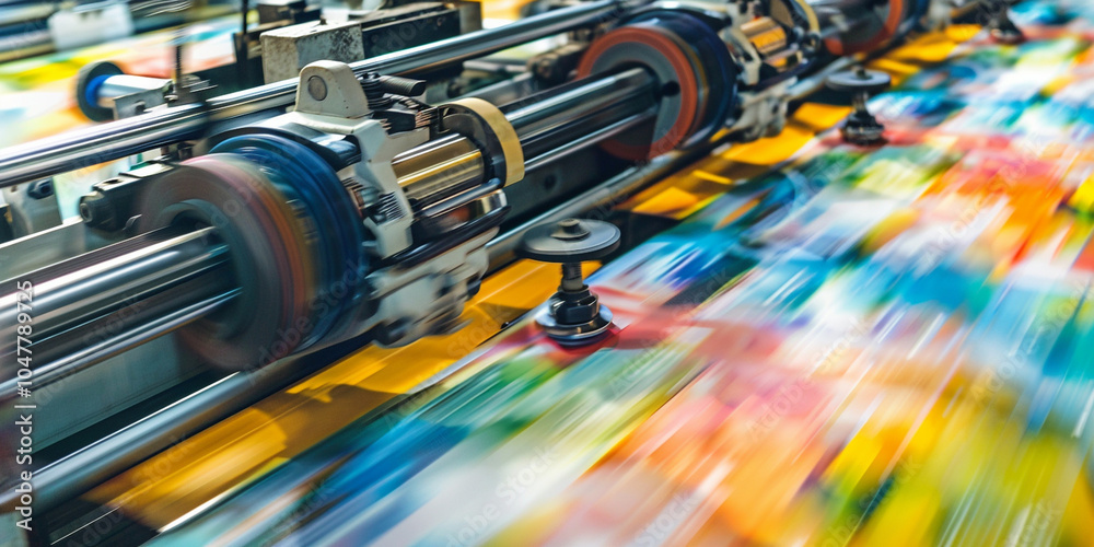 a machine with colorful images
a machine with colorful images