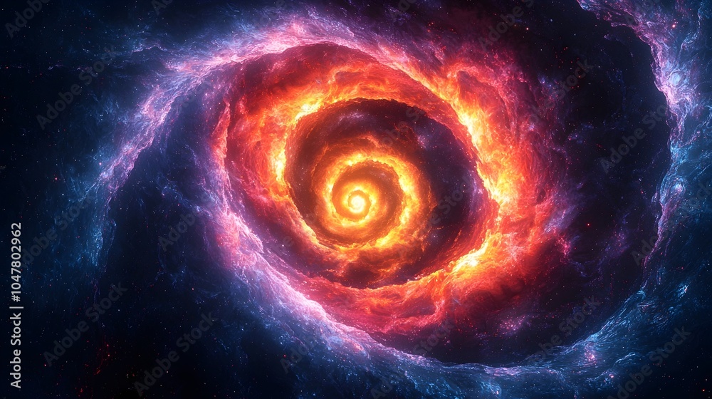 A breathtaking view of a colorful spiral galaxy, showcasing vibrant hues of orange, pink, and blue against a deep space backdrop. A breathtaking view of a colorful spiral galaxy, showcasing vibrant hues of orange, pink, and blue against a deep space backdrop.