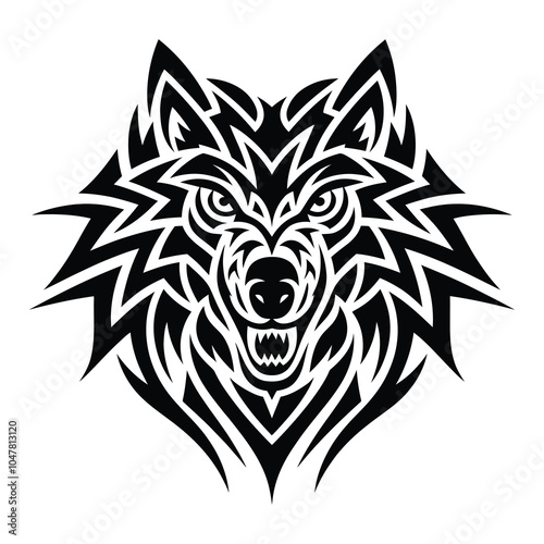 Wolf tatto.eps