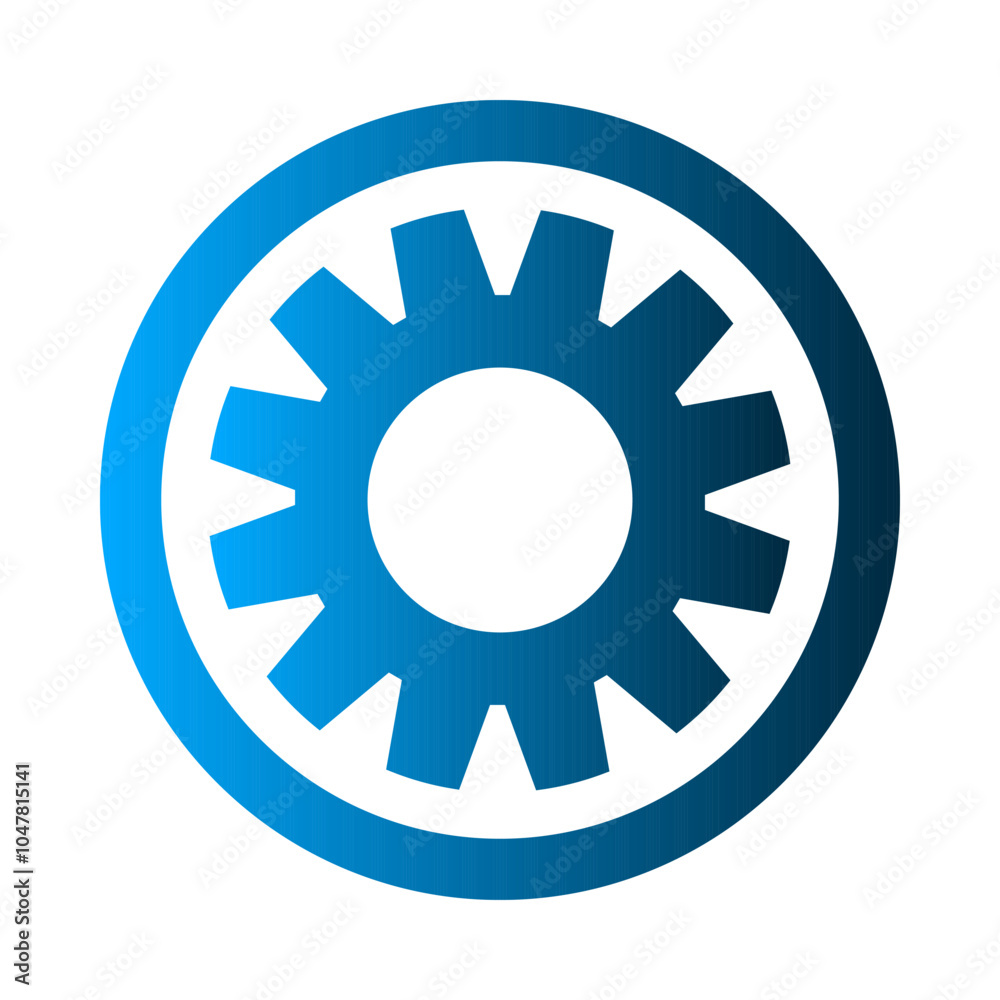 Gear icon template Gear icon template