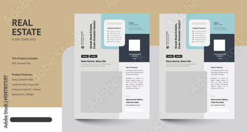 Creative Design Real Estate Flyer Template