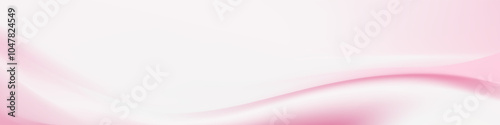 Abstract Pink Gradient Background with Smooth Curves