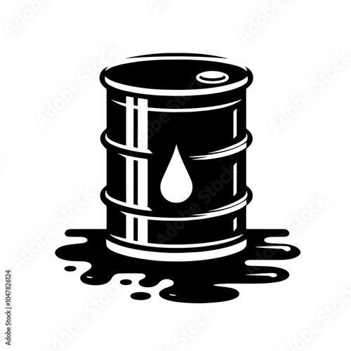Oil barrel spill