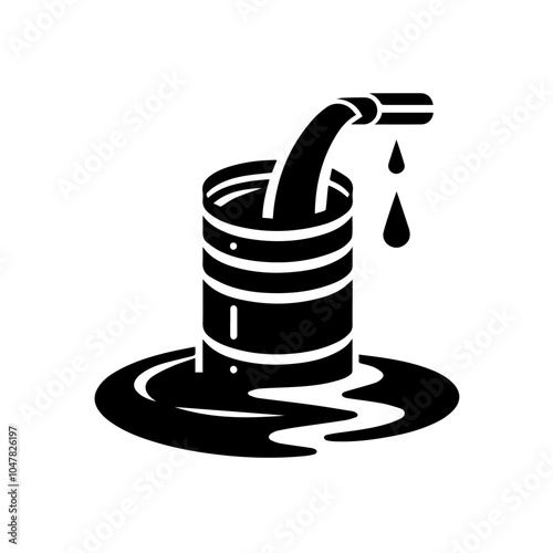 Oil barrel spill