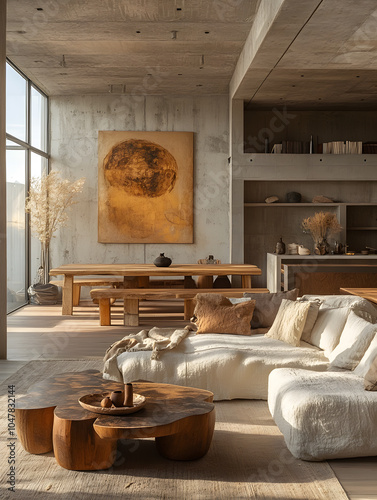 Zenith of Style: Minimalist Serenity in an Urban Haven photo