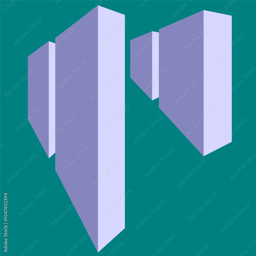 illustration of 3D elements illustration of 3D elements