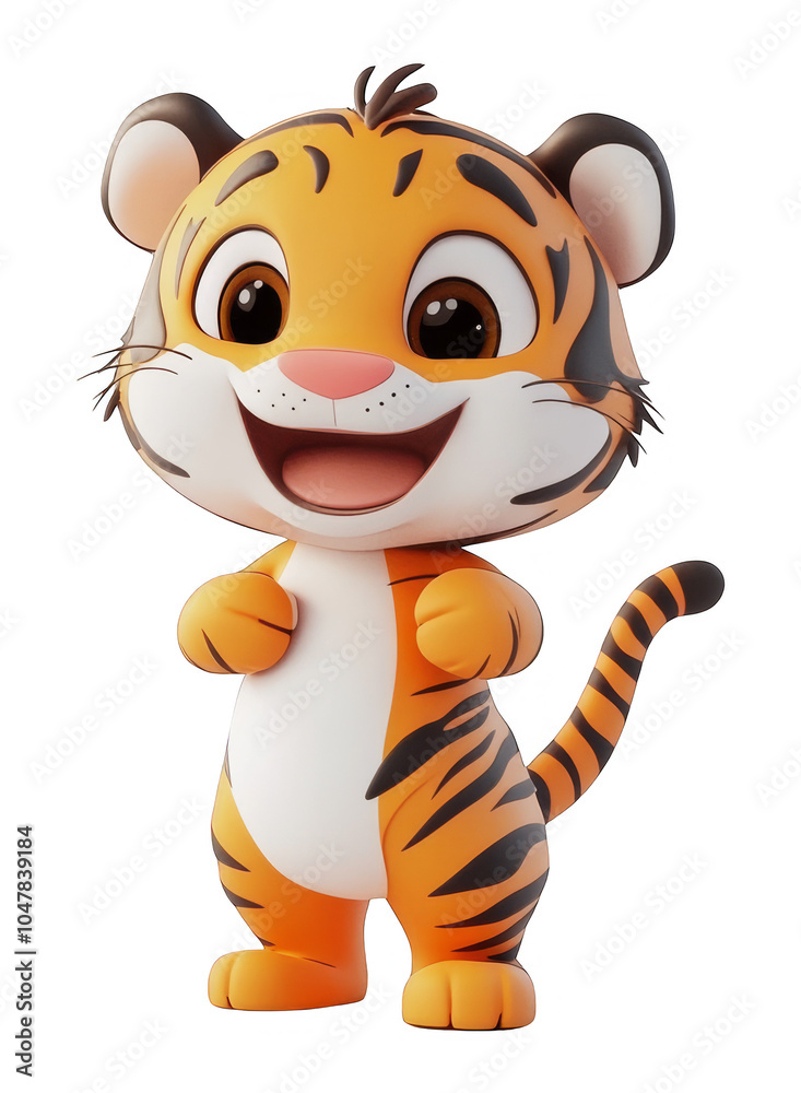 Cute Cartoon Tiger Illustration with Transparent Background for Kids' Designs and Fun Projects Cute Cartoon Tiger Illustration with Transparent Background for Kids' Designs and Fun Projects