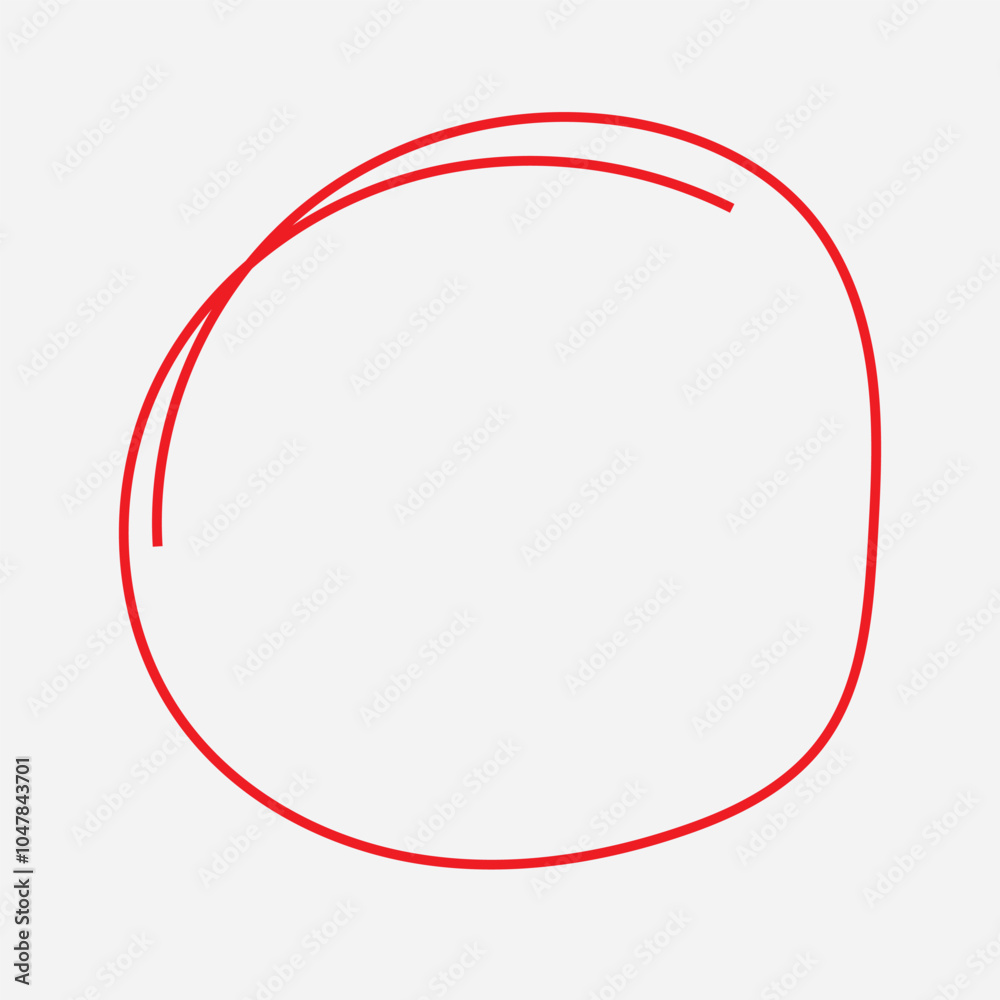 Hand drawn and pen draw circle and Round line icon. Flat style isolated on white background. Handwritten circle vector illustration. Hand drawn and pen draw circle and Round line icon. Flat style isolated on white background. Handwritten circle vector illustration.