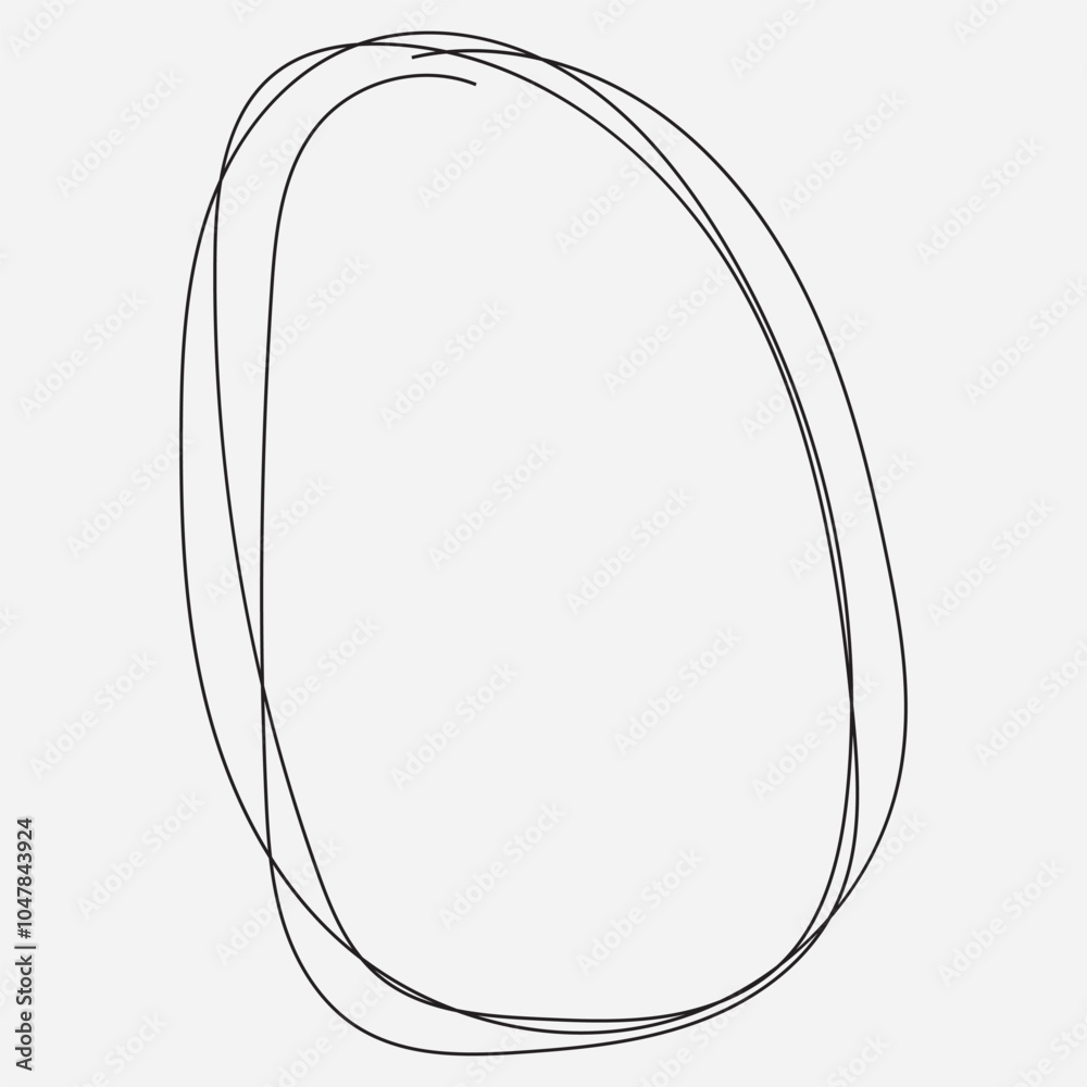 Hand drawn and pen draw circle and Round line icon. Flat style isolated on white background. Handwritten circle vector illustration. Hand drawn and pen draw circle and Round line icon. Flat style isolated on white background. Handwritten circle vector illustration.