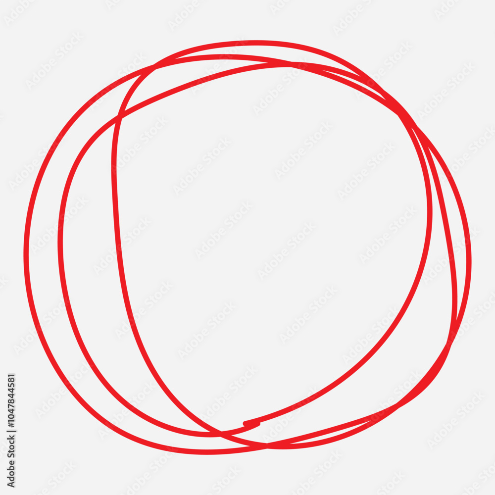 Hand drawn and pen draw circle and Round line icon. Flat style isolated on white background. Handwritten circle vector illustration. Hand drawn and pen draw circle and Round line icon. Flat style isolated on white background. Handwritten circle vector illustration.