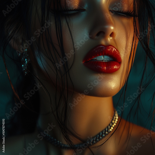 Woman close up portrait