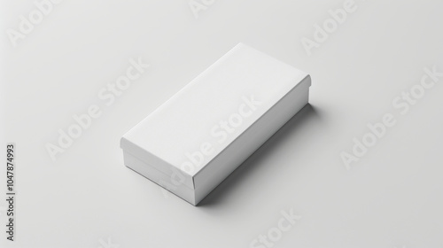 White Box mockup Packaging Product Mockup design isolated white background