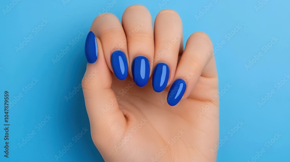 Trendy blue nail design enhances elegance, showcasing stylish manicures for women. Perfect for any occasion Trendy blue nail design enhances elegance, showcasing stylish manicures for women. Perfect for any occasion