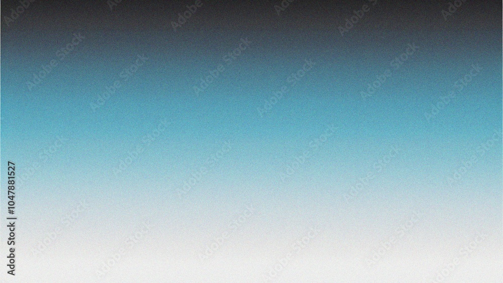 Obraz premium Blue grainy gradient background, grainy texture effect, web banner design copy space