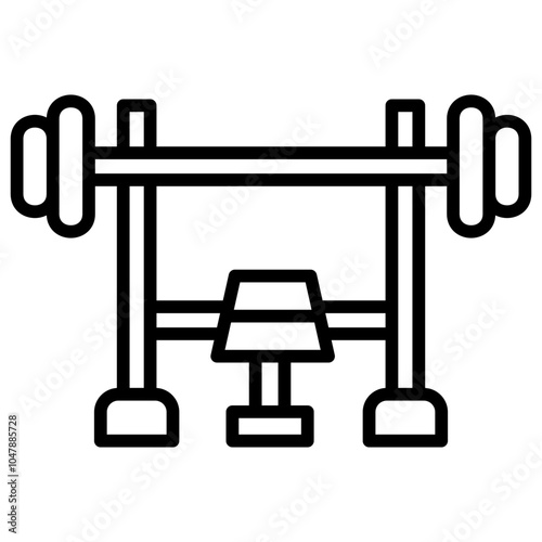 Bench Press Icon