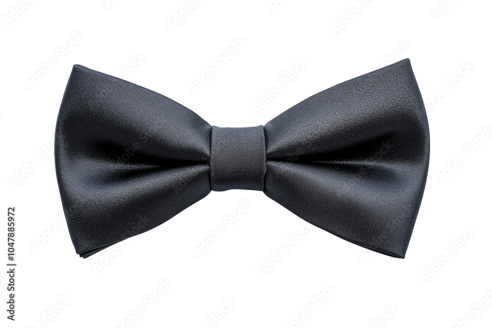 Elegant black bow tie on a white isolated background, Transparent background. Elegant black bow tie on a white isolated background, Transparent background.