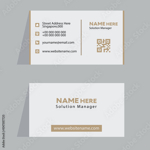 Creative Modern Corporate  Business Card templet Design photo