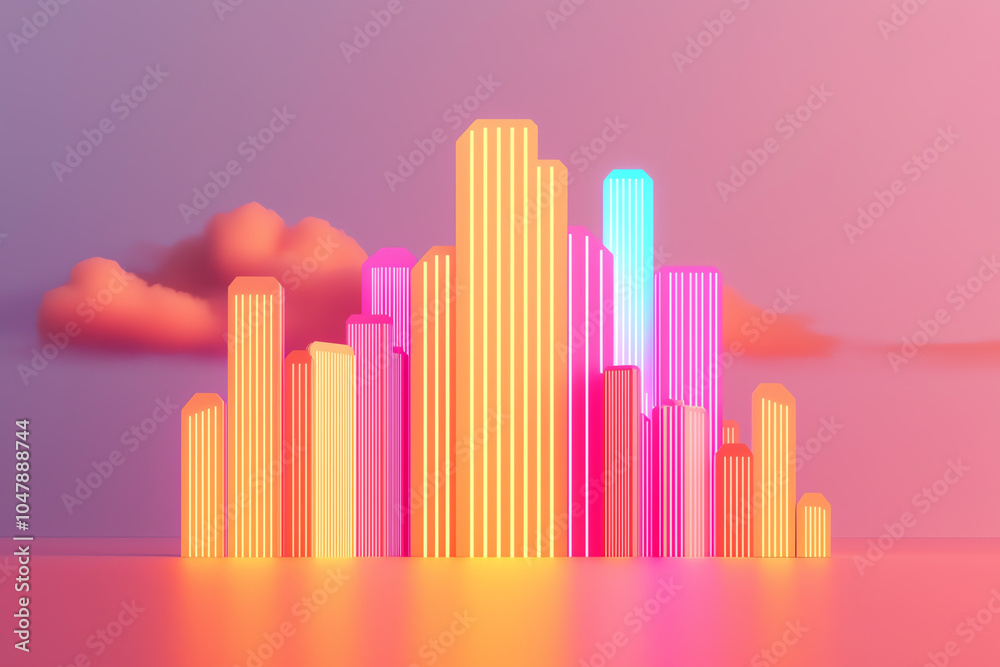 Serverless cloud platforms, glowing holographic infrastructure, digital cityscape Serverless cloud platforms, glowing holographic infrastructure, digital cityscape