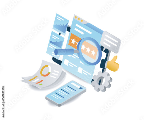 Website review positive rating